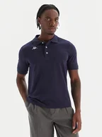 Koszulki męskie - Kappa Polo Logo Sharas Mss 302B3D0 Granatowy Regular Fit - miniaturka - grafika 1