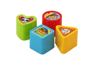 Bębenek Interaktywny Edukacyjny Kształty Zielono- Pomarańczowy - Zabawki interaktywne dla dzieci - miniaturka - grafika 5