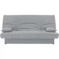 Sofy i kanapy - Sofa rozkładana 3-osobowa - Jasnoszara tkanina - Styl współczesny - dł. 190 x gł. 92 cm - MARZENIE - miniaturka - grafika 1