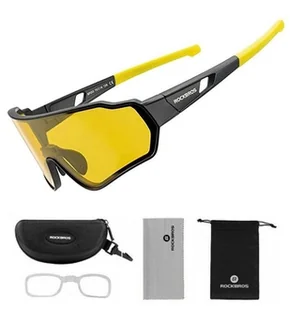 Okulary żółte rozjaśniające z polaryzacją i wkładką korekcyjną ROCKBROS 10164 - Okulary przeciwsłoneczne - miniaturka - grafika 1