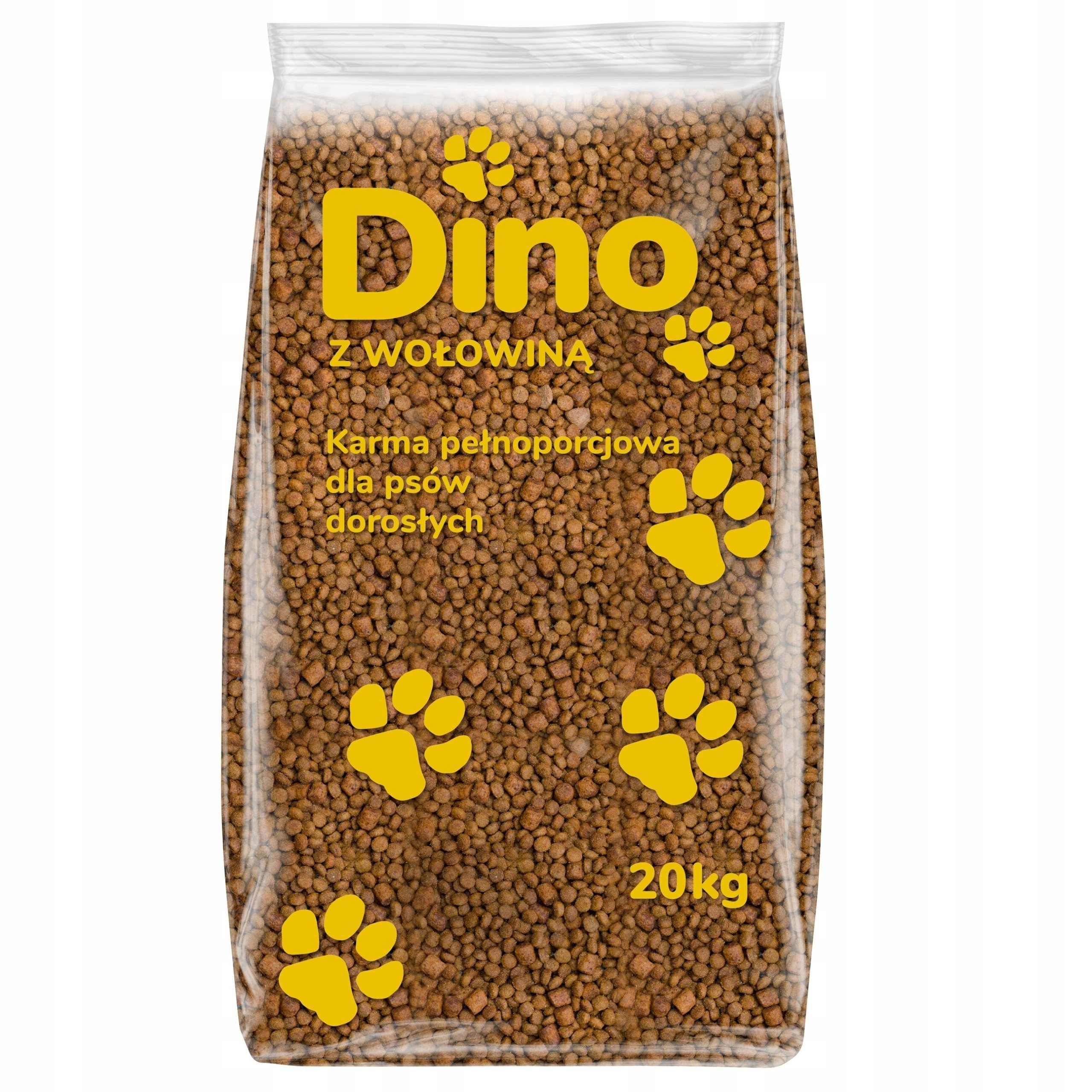 Sucha karma dla psa z wołowiną DINO 20kg