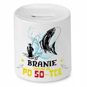 Skarbonki - SKARBONKA PREZENT NA URODZINY 50 50te 50-te z Nadrukiem ze Zdjęciem + Opakowanie na prezent (wzór 04) - miniaturka - grafika 1