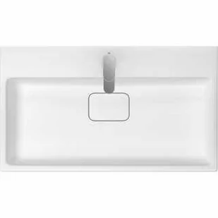 Cersanit Virgo Umywalka meblowa 81x46 cm biała EcoBox K118-002-ECO - Umywalki - miniaturka - grafika 1