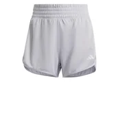 Spodenki damskie - adidas Pacer Essentials damskie szorty z dzianiny z wysoką talią, krótkie spodnie, Glory Grey, rozmiar XS, Glory Grey, XS Groß - miniaturka - grafika 1