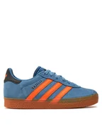 Buty dla chłopców - adidas Sneakersy Gazelle C JP7129 Niebieski - miniaturka - grafika 1