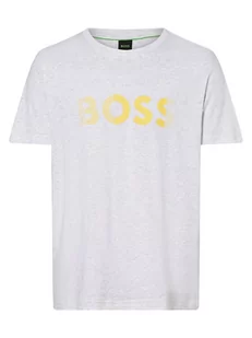 BOSS Green - T-shirt męski  Tee 1, szary - Koszulki męskie - miniaturka - grafika 1