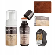 Środki do obuwia i ubrań - 4w1 Kompletny Zestaw do Zamszu Nubuku Coccine Czystość i Ochrona Koniak - miniaturka - grafika 1