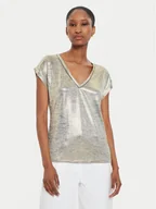 Koszulki i topy damskie - Morgan T-Shirt 242-DAYA1 Złoty Regular Fit - miniaturka - grafika 1