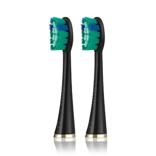 Seysso Gold Black Whitening - Końcówki do szczoteczki sonicznej 2szt. - Końcówki do szczoteczek elektrycznych - miniaturka - grafika 1