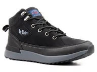 Buty zimowe męskie - Ciepłe trzewiki męskie na grubej podeszwie - LEE COOPER LCJ-21-01-0533M, czarne - Lee Cooper - miniaturka - grafika 1