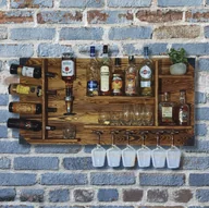 Półki do kuchni - Półka ścienna na alkohol z nalewakiem, Organizer - miniaturka - grafika 1