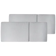 Poduszki ogrodowe - Blmeble Zestaw 2 poduszek siedziskowych/oparciowych JAVA/AMANTEA PREMIUM 50 x 70 cm Szary melanż - miniaturka - grafika 1