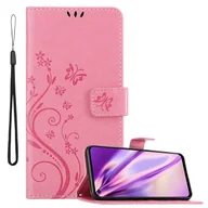 Etui i futerały do telefonów - Cadorabo pokrowiec na Realme 8i / Narzo 50 4G pokrowiec ochronny w kolorze różowym pokrowiec ochronny pokrowiec na telefon komórkowy etui kwiaty kwiaty - miniaturka - grafika 1