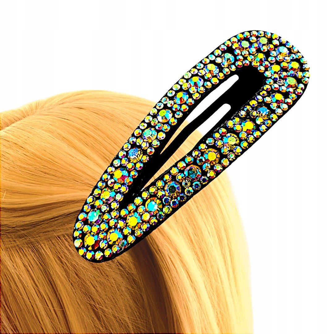 Spinka do włosów z opalizującymi cyrkoniami