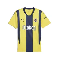 Koszulki sportowe męskie - Męska koszulka domowa Fenerbahçe SK 24/25 PUMA Speed Yellow Blue Violet - miniaturka - grafika 1