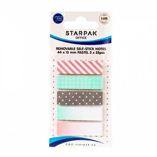 Starpak Zakladka Ind 13x44 5x25k  Pastel B/c24/100 - Szkolne artykuły papiernicze - miniaturka - grafika 1