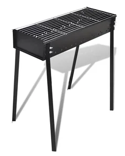 Klasyczny prostokątny grill ogrodowy na węgiel drzewny F1-B67 - Grille - miniaturka - grafika 1