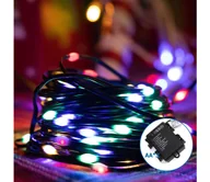Lampy ogrodowe - Aigostar -LED Zewnętrzny łańcuch bożonarodzeniowy 150xLED/8 funkcji 3xAA 15,3m IP44 wielobarwny - miniaturka - grafika 1