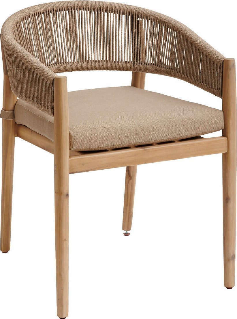 DLGTP Krzesło ogrodowe z drewna akacji TEVIO