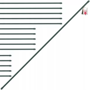 Tyczka Podpórka Roślin Stalowa Powlekana 90Cm 15Sz - Ogrodzenia - miniaturka - grafika 1