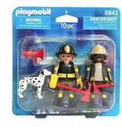 Figurki dla dzieci - Playmobil 5942 DuoPack Strażacy z psem - miniaturka - grafika 1
