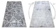 Dywany - Dywan MEFE nowoczesny 2783 Marmur - Strukturalny, dwa poziomy runa ciemno szary 160x220 cm - miniaturka - grafika 1