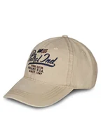 Czapki męskie - Petrol Industries Czapka z daszkiem M-1050-CAP820 Beżowy - miniaturka - grafika 1