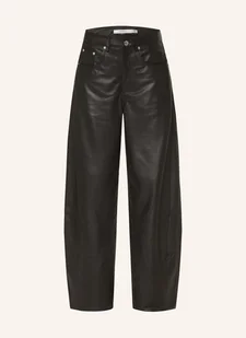 Gestuz Spodnie Skórzane Gzrio schwarz - Moda i Uroda OUTLET - miniaturka - grafika 1