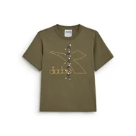 Koszulki dla dziewczynek - Koszulka chłopięca DIADORA JB.T-SHIRT SS TWISTER - miniaturka - grafika 1