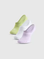Skarpetki damskie - 4F Skarpetki casual stopki (3-pack) damskie - multikolor 35-38 - miniaturka - grafika 1
