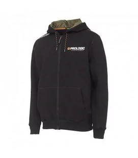 PROLOGIC Bluza rozpinana wędkarska Prologic Eden Zip Hoodie czarna 73753 - Inne akcesoria dla wędkarzy - miniaturka - grafika 1
