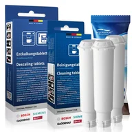 Akcesoria i części do ekspresów do kawy - Zestaw Bosch, Filtr Aqualogis AL-TES46 3 szt, Tabletki Odkamieniające - SIEMENS Siemens 311864 - 3szt, Tabletki Czyszczęce Siemens TZ80001 - miniaturka - grafika 1