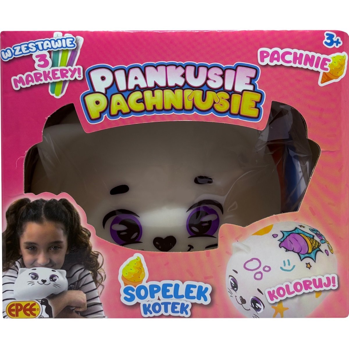 PIANKUSIE PACHNIUSIE PACHNĄCE PIESKI I KOTKI EPEE - LODOWY KOTEK SOPELEK