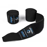 Bandaże bokserskie - Bandaże bokserskie Groundgame CLASSIC CZARNE - miniaturka - grafika 1