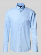 Koszule męskie - Koszula biznesowa o kroju Super Slim Fit z kołnierzykiem typu kent - miniaturka - grafika 1