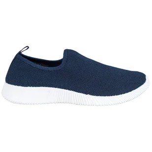 SHELOVET Sportowe Buty Slip On niebieskie - ButyModne - Slip on damskie - miniaturka - grafika 1