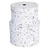 Pudła i pojemniki do przechowywania - Zestaw 2 czarno-białych pudełek Bigso Box of Sweden Splash - miniaturka - grafika 1