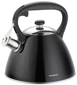 Czajniki na gaz - Czarny czajnik na każdy typ kuchenki 3L M0-K37 - miniaturka - grafika 1