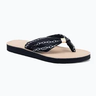 Klapki i japonki damskie - Japonki damskie Tommy Hilfiger Chain Print Elevated Sandal space blue - miniaturka - grafika 1