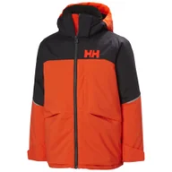 Kurtki narciarskie - Helly Hansen Summit, kurtka narciarska, junior, czerwony - miniaturka - grafika 1
