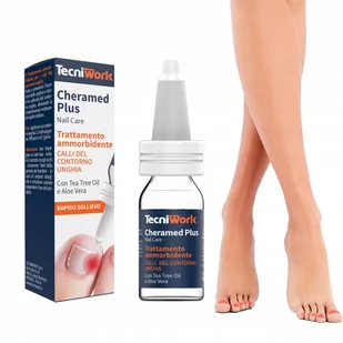 Płyn keratolityczny zmiękczający do stóp przeciw modzelom i wrastaniu paznokci TecniWork Chermed Plus CE300 15 ml - Pielęgnacja stóp - miniaturka - grafika 1