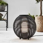 Lampy stojące - Markslojd Lampa stołowa Sage 107980 dekoracyjna czarna oprawa 107980 - miniaturka - grafika 1