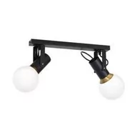 Lampy sufitowe - Milagro Lampa sufitowa Auris 2 Czarny MLP4839 - MLP4839 - miniaturka - grafika 1