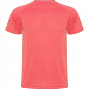 Koszulka Sportowa Męska T-shirt CONTROL DRY ROLY 0425 FLUOR CORAL M - Koszulki męskie - miniaturka - grafika 1