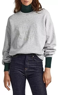 Pepe Jeans Bluza damska Cara, Szary (szary Marl), L - Bluzy damskie - miniaturka - grafika 1