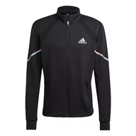 Kurtki męskie - adidas Fast Knit JKT kurtka męska, czarny, L - miniaturka - grafika 1