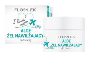 Flos-Lek Laboratorium, I love mini, żel nawilżający do twarzy, Aloe, 15ml - Kremy do twarzy - miniaturka - grafika 1