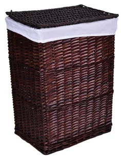 Wiklinowy kosz na pranie wenge 72L T6-G72 - Kosze na bieliznę Wiklinowy kosz na pranie wenge 72L T6-G72 - Kosze na bieliznę - miniaturka - grafika 1