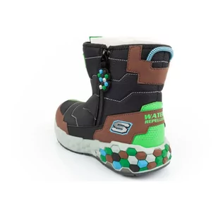 Śniegowce Skechers Jr 402216 (kolor Brązowy, rozmiar 29) - Śniegowce damskie - miniaturka - grafika 4