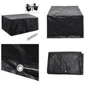 Pokrowce na meble ogrodowe - vidaXL Pokrowiec na meble ogrodowe 8 oczek 180x140x90 cm - Pokrowiec na meble ogrodowe - Pokrowiec ochronny na meble ogrodowe - Plandeka na meble ogrodowe - Maska na meble ogrodowe - miniaturka - grafika 1